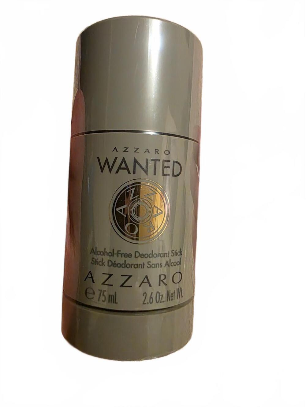 Rare Azzaro Wanted Alcohol-Free Deodorant Stick 75 ml / 2.6 oz